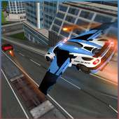 Flying Police Car Chase 3D