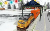 Kerstmis van de Trein Sim Screen Shot 2