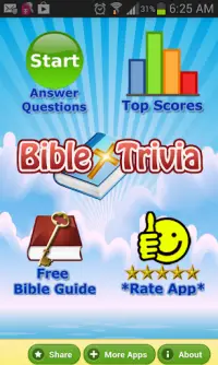 Bible Trivia Quiz, Bible Guide Screen Shot 0