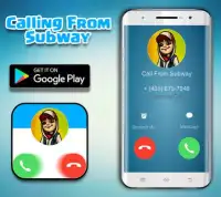 Call From Subway Surfer - Fake Call Screen Shot 0