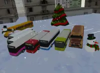 ที่จอดรถรถบัสฤดูหนาว - เกม 3D Screen Shot 6