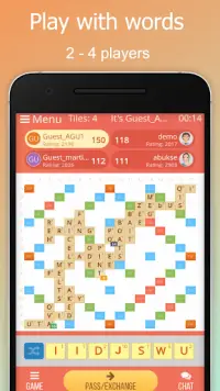 Rackword - Online word game Screen Shot 0