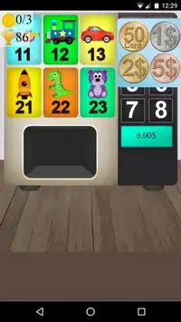 money claw and vending machine game Screen Shot 1