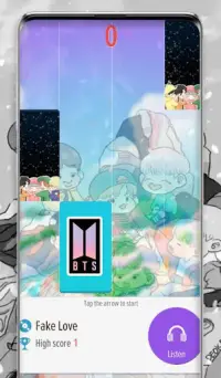 BTS Army Magic Tiles KPOP Screen Shot 1