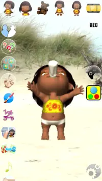 トーキングエミリー女の赤ちゃんゲーム Screen Shot 2