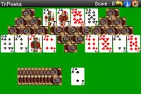 Tri-Peaks Solitaire Screen Shot 1