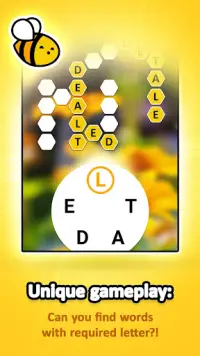 Spelling Bee - Crossword Puzzl Screen Shot 1