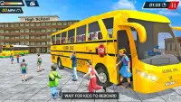 Di luar jalan Tinggi Sekolah Bis Simulator - Bus Screen Shot 1