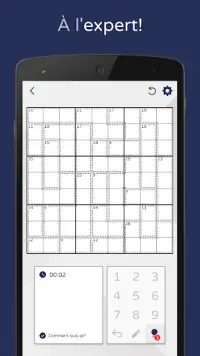 Killer Sudoku - Puzzles quotidiens Screen Shot 2