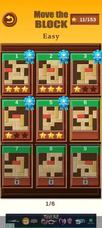 Puzzle Move the Block : Unblock Wood - Game Screen Shot 1