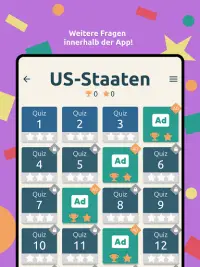 US-Bundesstaaten & Präsidenten Quiz - Ausgabe 2021 Screen Shot 9