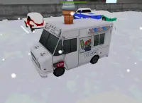 バス冬の駐車場 - 3Dゲーム Screen Shot 7