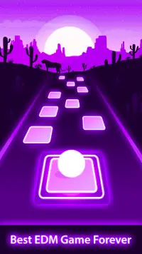 Magic Ball Tiles Hop Music Run Screen Shot 2