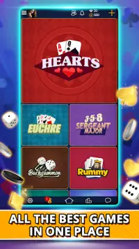 VIP Games: Hearts, Euchre Screen Shot 0