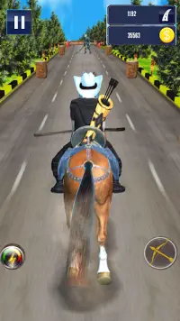 Cowboy Horse Run Screen Shot 1