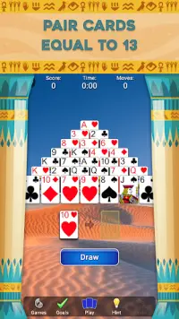 Pyramid Solitaire - Card Games Screen Shot 1