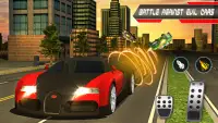 Bat Robot Car Game - Tornado Robot moto bike game Screen Shot 2