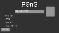 UDPonG - Pong for 2 phones! Screen Shot 0