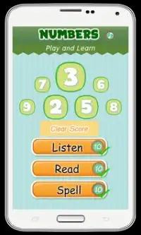 English for kids : Numbers1-10 Screen Shot 1