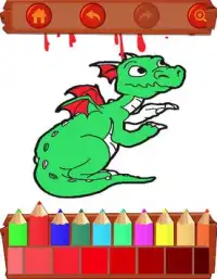 Dragon Coloring & Painting Book Screen Shot 3