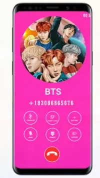 BTS Call - Bts messenger Video Call Prank bts Screen Shot 2