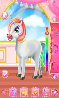 Unicorn Dress Up Makeup And Salon | Free Games Screen Shot 2