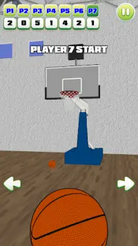Basketball Party Shot - Multiplayer Sports Arcade Screen Shot 3