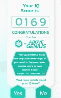 IQ Test: Intelligence Test Screen Shot 11