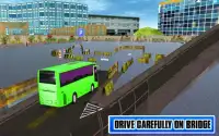 simulador de ônibus moderno estacionamento 3d Screen Shot 5
