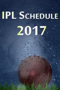 Schedule for IPl 2017 Screen Shot 0