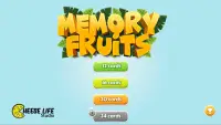 Memory Fruits - Trouve les paires ! Screen Shot 2