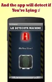 Lie Detector fun Test Prank Screen Shot 1