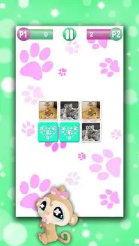 動物赤ちゃん記憶ゲーム Screen Shot 1