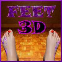 Woman feet 3D