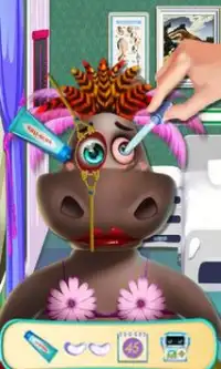 Hippo Baby's Eyes Doctor Screen Shot 0