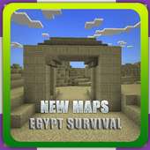 Egypt Survival. MCPE maps
