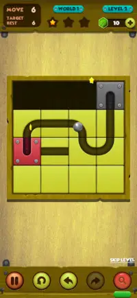 Unlock Roll Ball: Slide Block Puzzle Screen Shot 1