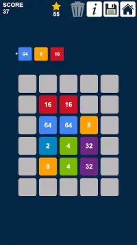 2048 Place n Merge Numbers: Match 3 Block Puzzle Screen Shot 0