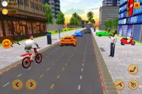 BMX Bicycle Taxi Driving: City Transport Screen Shot 3