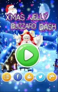 X'mas Jelly Blizzard Dash Screen Shot 0