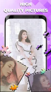 Offline IU Jigsaw Puzzle Game - Kpop Idol Game Screen Shot 4