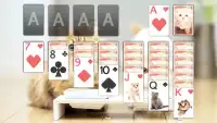 Solitaire Lovely Cats Theme Screen Shot 2