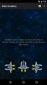 Alien Invaders Chromecast game Screen Shot 3