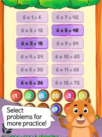 Times Tables: Mental Math Games for Kids Free Screen Shot 14