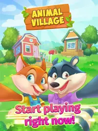 Animal Village / match-3 game Screen Shot 13