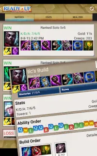 Ready Up for League of Legends - Builds & Stats Screen Shot 10