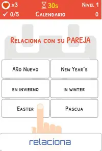 Aprender Inglés - Español - app curso vocabulario Screen Shot 4