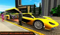Limo Taxi Simulator 3D Big City Crazy Driving Game Screen Shot 5