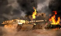 3D โจมตีรถถังสงคราม Screen Shot 1