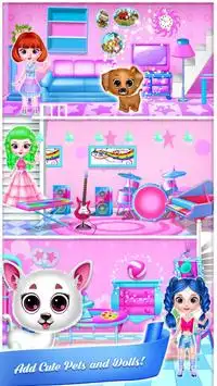 Maison de poupée Décoration - Jeux de filles Screen Shot 3